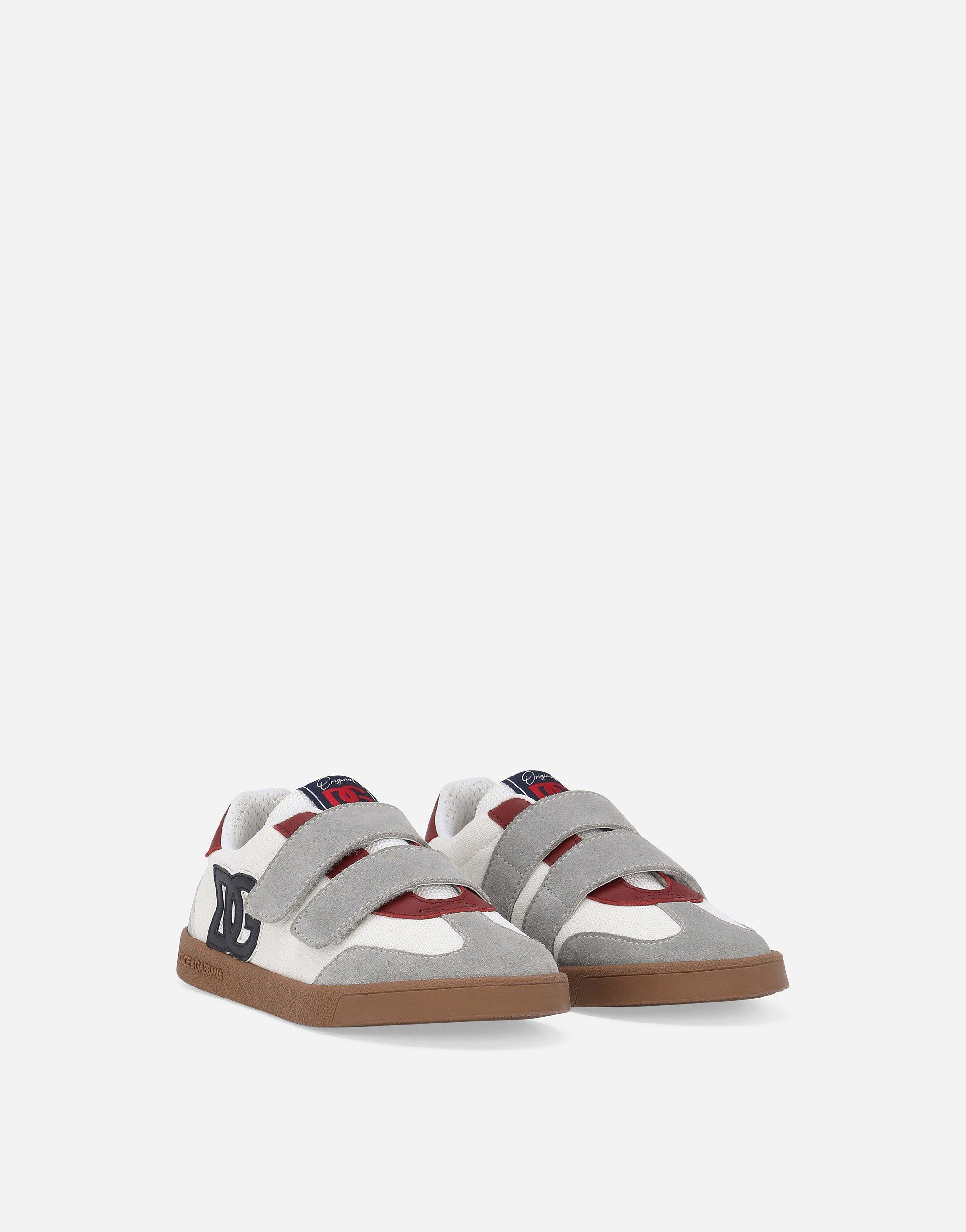 Dg Original Calfskin Low-top Sneakers With Dg Logo In Multicolor Product Image