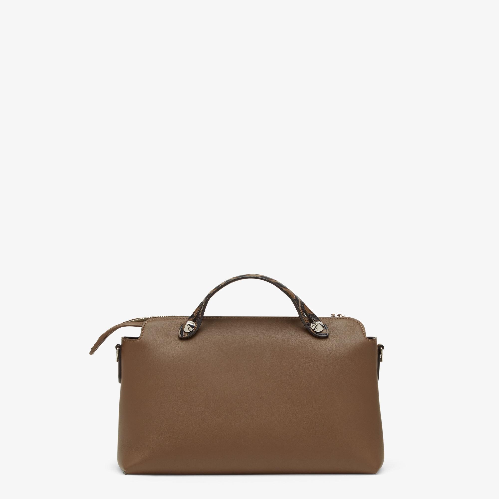 By The Way MediumBrown leather Boston bag Product Image