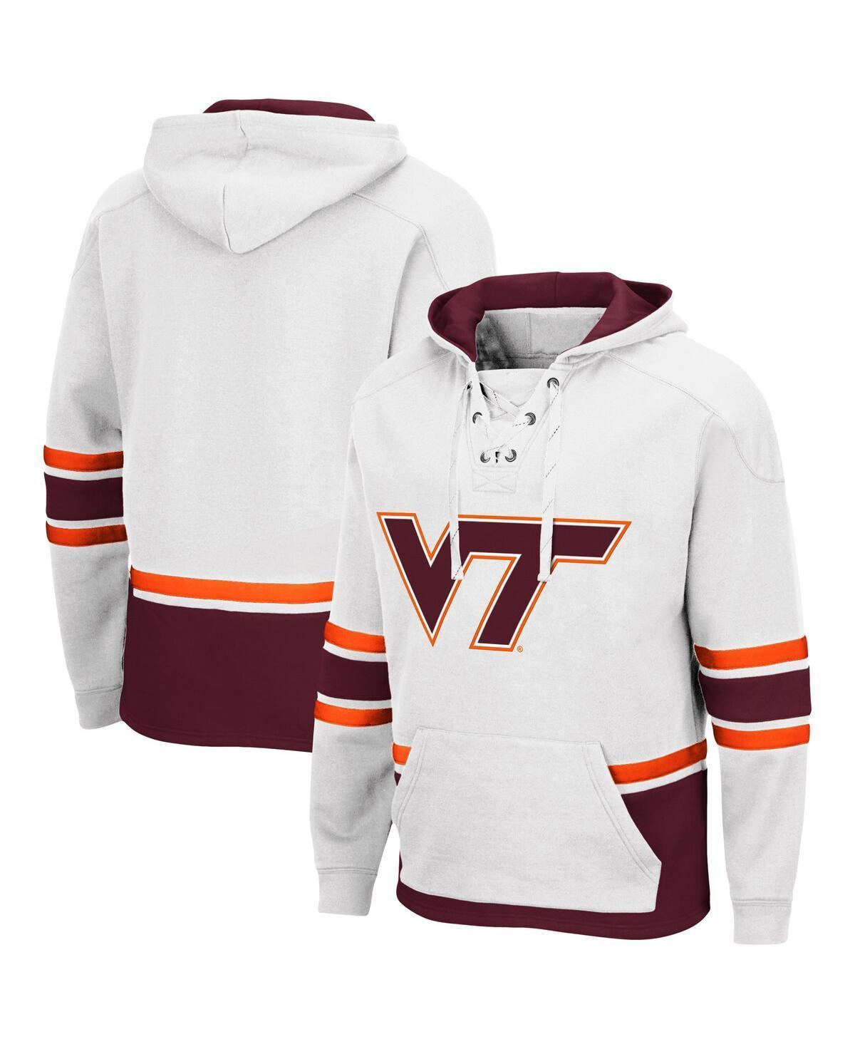 Mens Colosseum Virginia Tech Hokies Lace Up 3.0 Pullover Hoodie Product Image