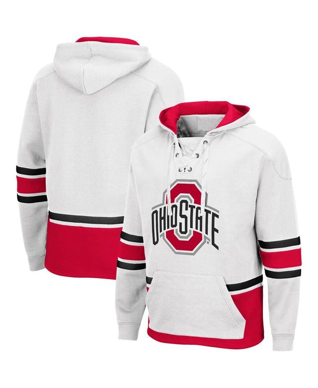 Mens Colosseum Ohio State Buckeyes Lace Up 3.0 Pullover Hoodie Product Image