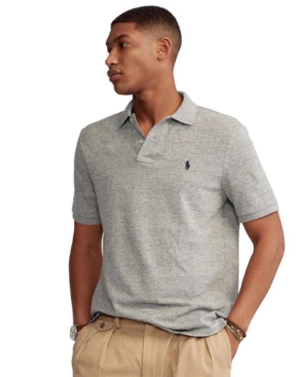 Classic Fit Mesh Polo Shirt In Canterbury Product Image