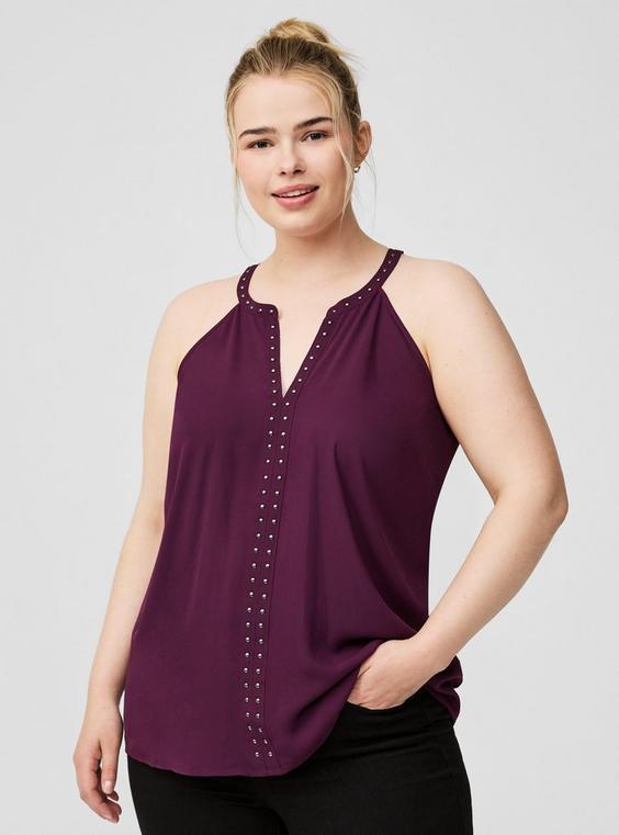 Georgette Embellished Tank Product Image