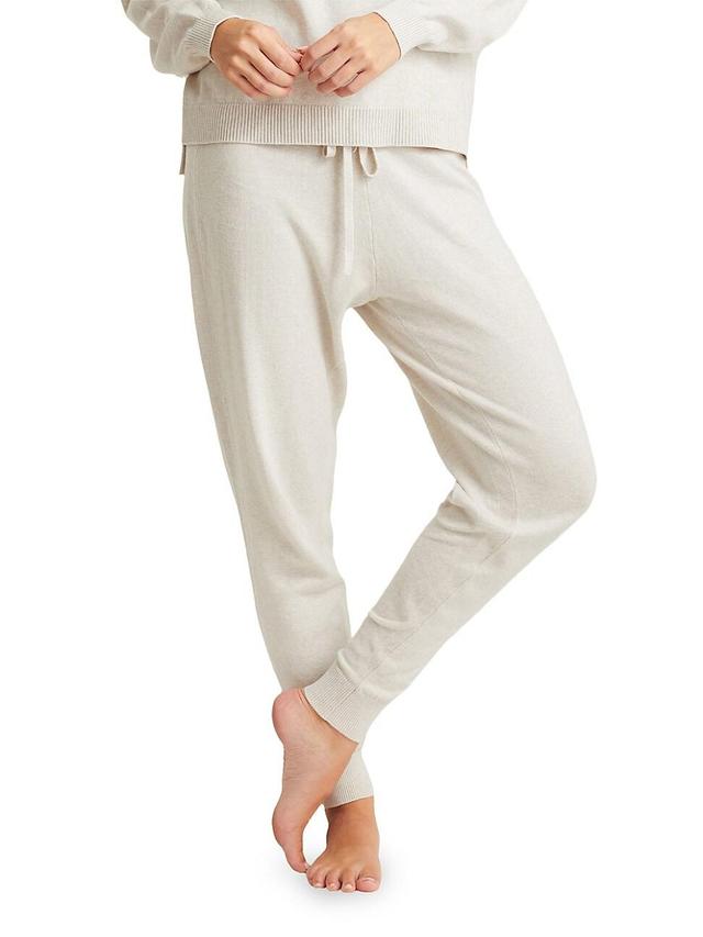 Womens Cotton Cashmere Slim Joggers Product Image