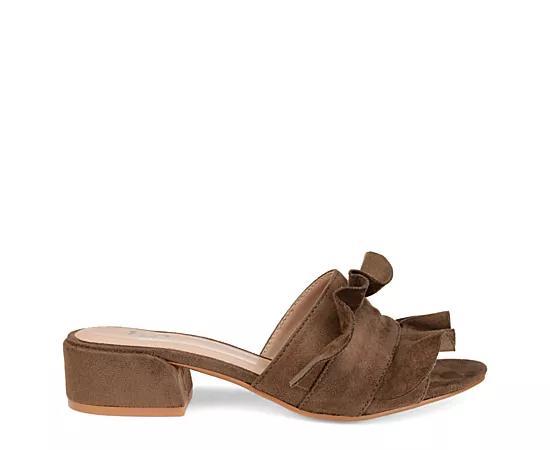 Journee Collection Sabica Womens Mules Brown Product Image