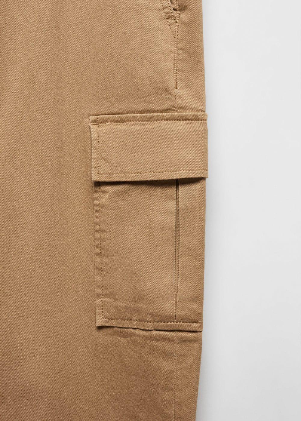 MANGO MAN - Slim-fit cotton cargo pants beigeMen Product Image