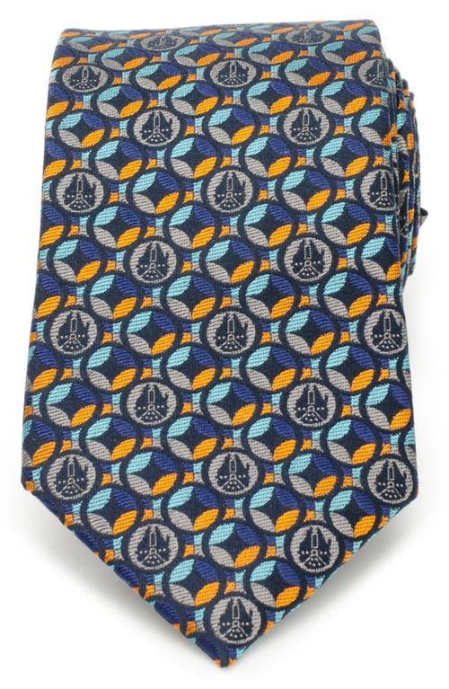 Cufflinks, Inc. Star Wars Millennium Falcon Navy Motif Silk Tie Product Image