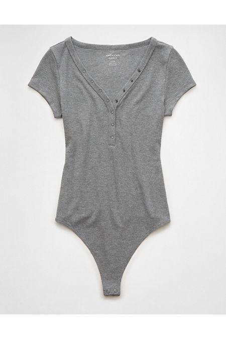 AE Henley T-Shirt Bodysuit Women's Product Image