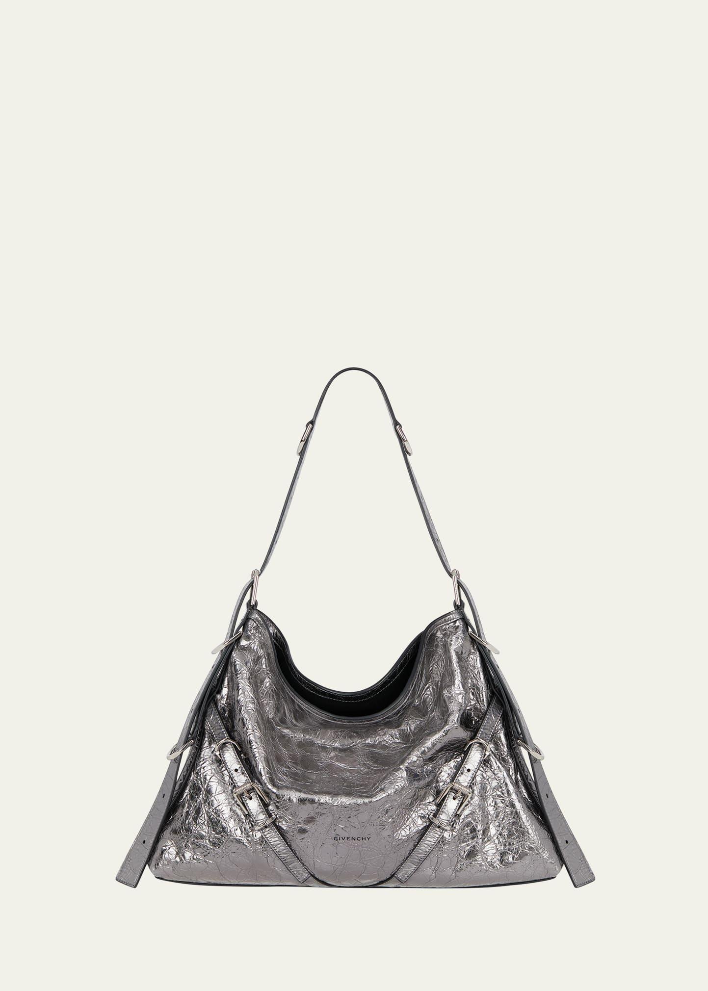 Givenchy Medium Voyou Metallic Leather Hobo Product Image