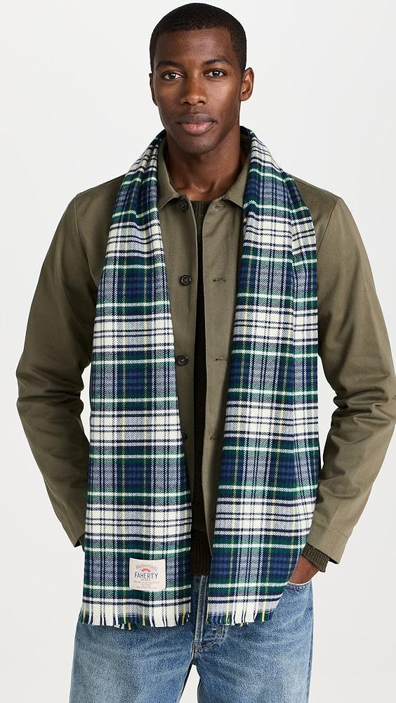 Faherty Leary Plaid Scarf | Shopbop Product Image