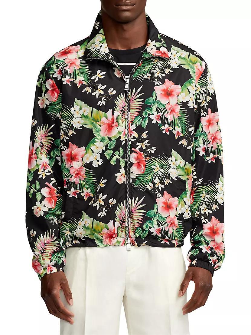 Kellen Floral Zip-Up Bomber Jacket Product Image