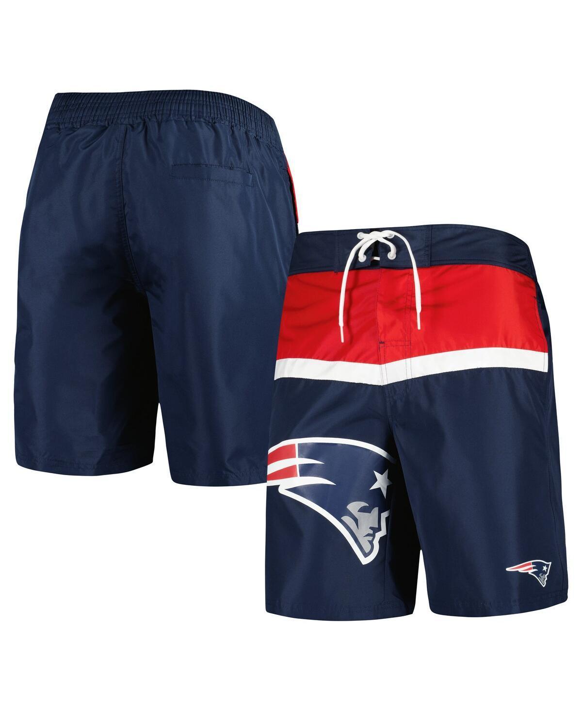 Mens G-iii Sports by Carl Banks Navy New England Patriots Sea Wind Swim Trunks Product Image