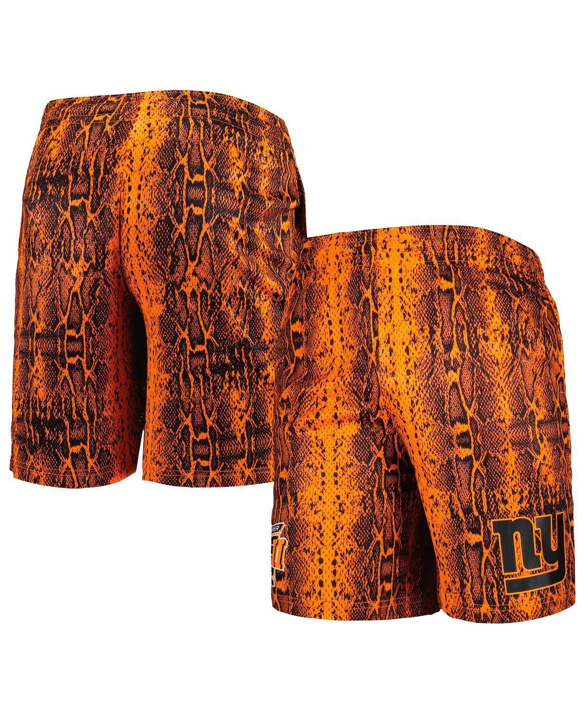 Mens New Era Orange New York Giants Summer Pop Shorts Product Image