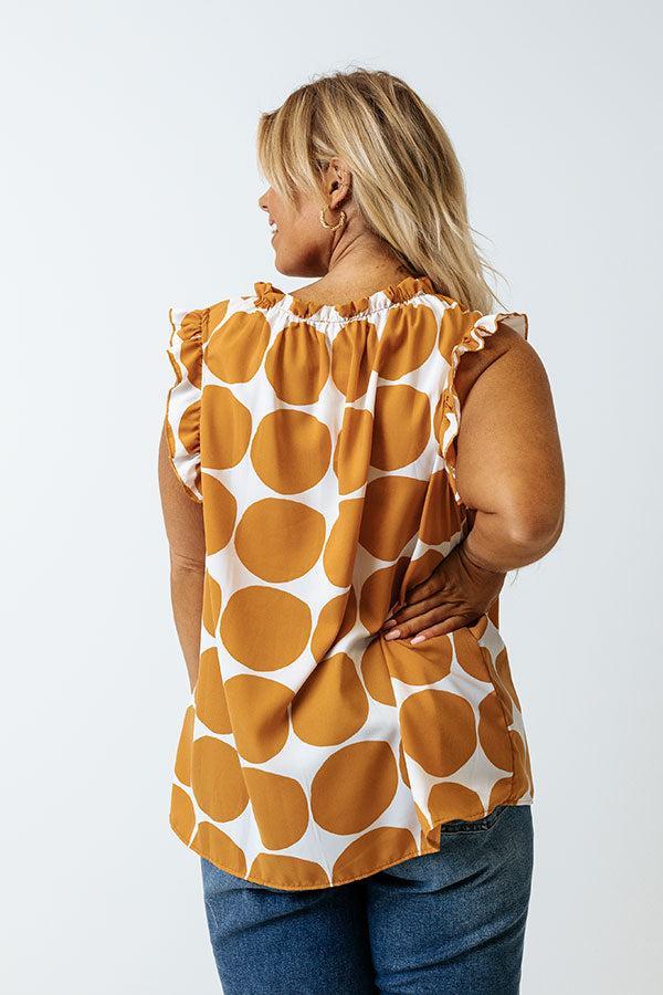 Brunch And Go Shift Top In Camel Curves Product Image