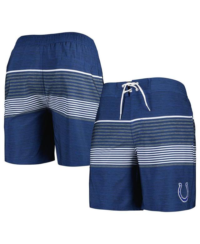 Mens G-III Sports by Carl Banks Royal Indianapolis Colts Coastline Volley Swim Shorts Product Image