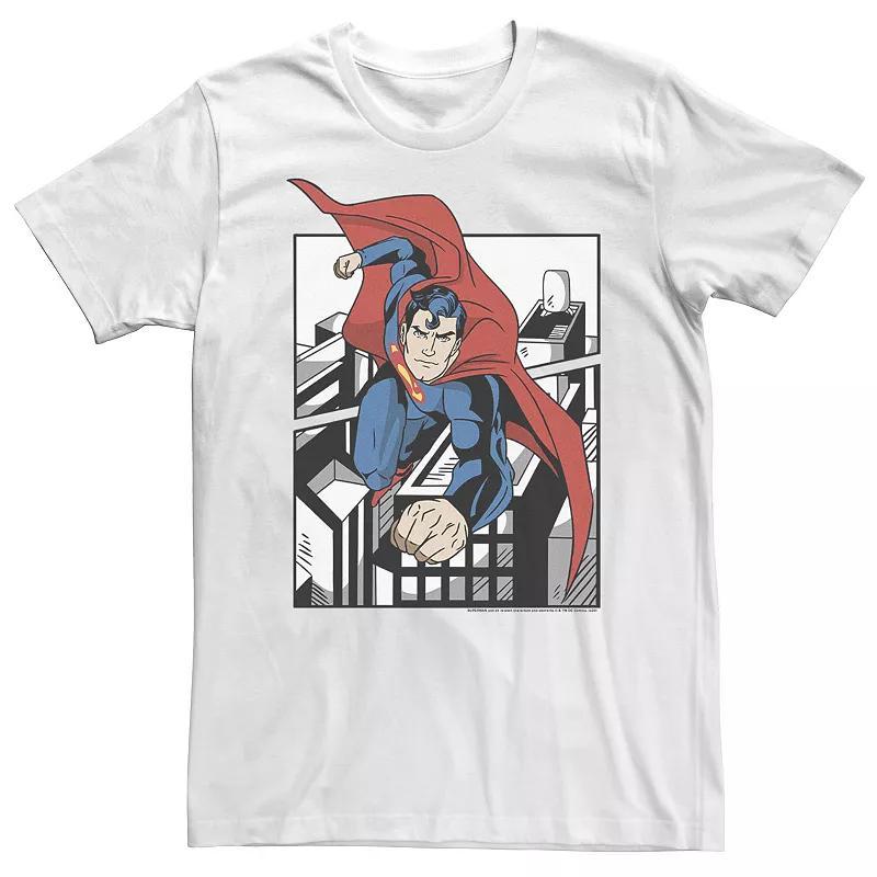 Big & Tall DC FanDome Superman Flight Poster Tee, Mens Product Image