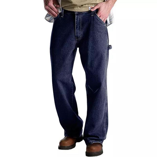 Mens Dickies Relaxed Fit Denim Carpenter Jeans, Size: 34X34, Blue Product Image