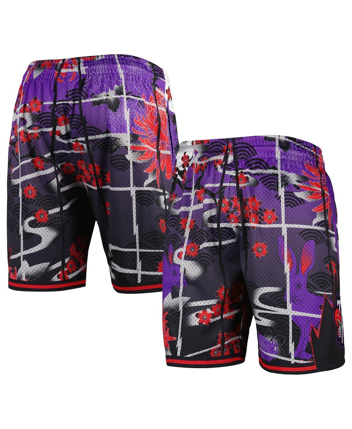 Mens Mitchell & Ness Purple Toronto Raptors Lunar New Year Swingman Shorts Product Image