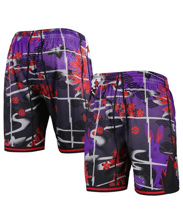 Mens Mitchell & Ness Purple Toronto Raptors Lunar New Year Swingman Shorts Product Image