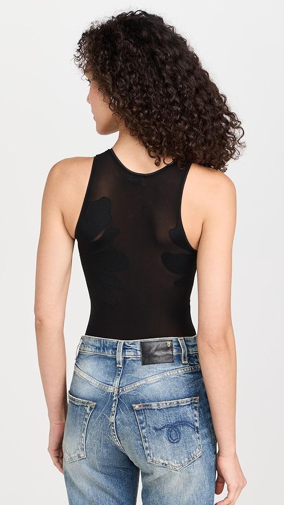 Wolford Body Tattoo Thong Bodysuit | Shopbop Product Image