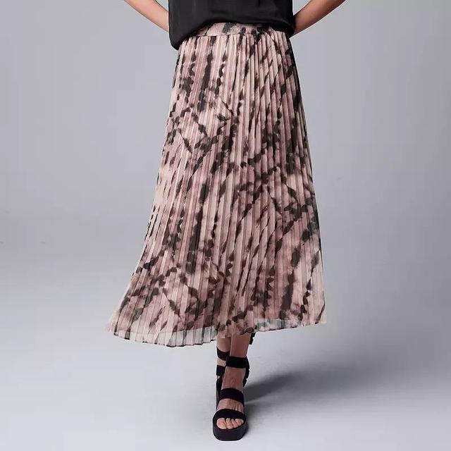 Womens Simply Vera Vera Wang Pleated Skirt Product Image