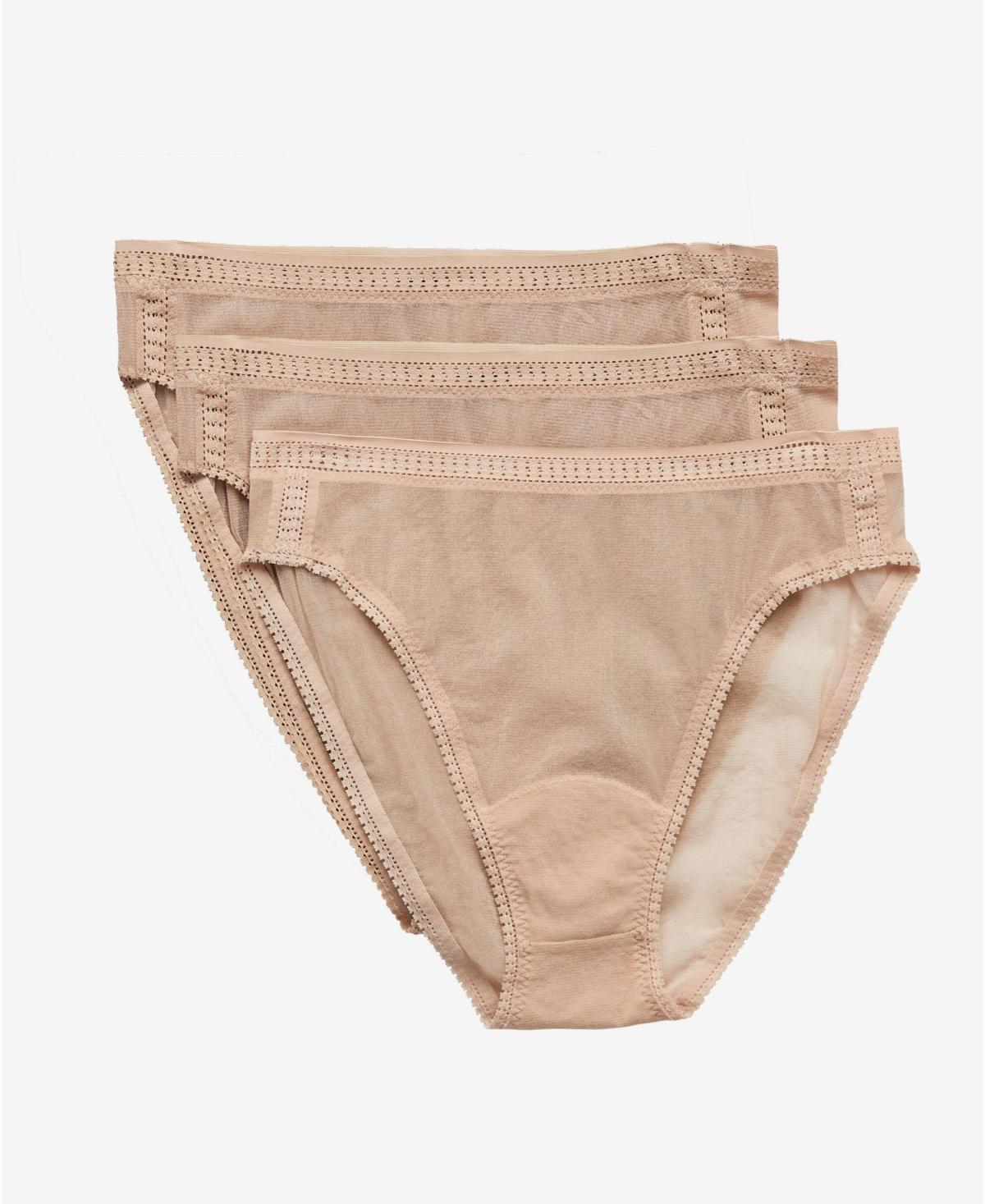 On Gossamer 3-Pack Mesh High Cut Briefs Product Image