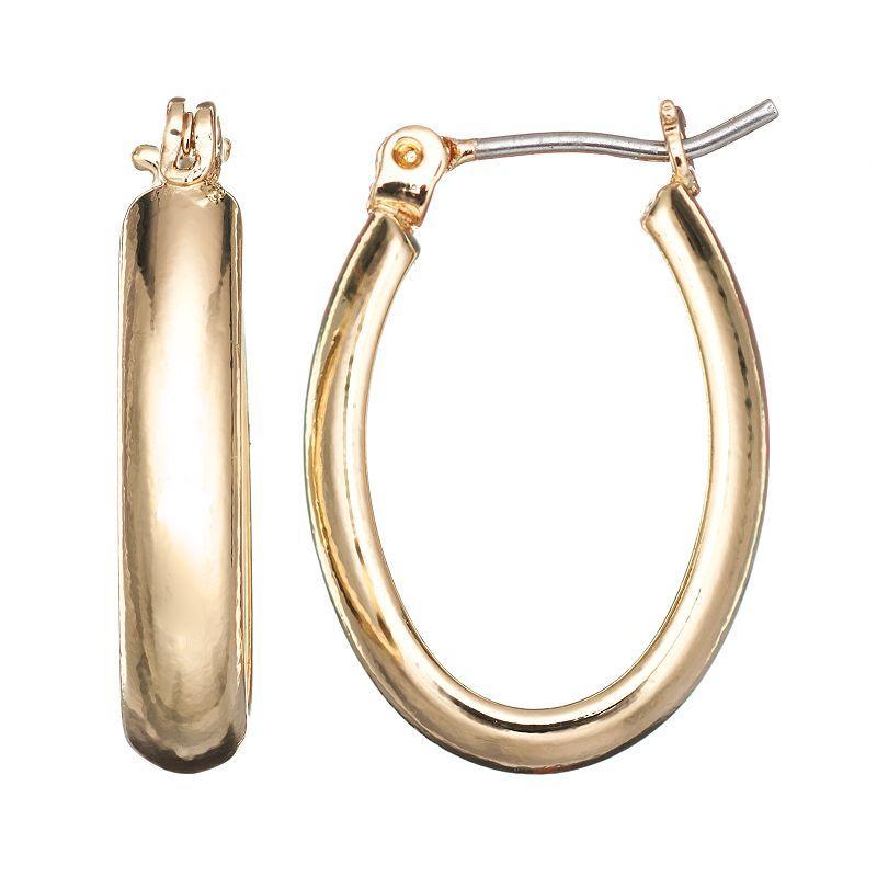 Napier U-Hoop Earrings, Womens, Gold Tone Product Image