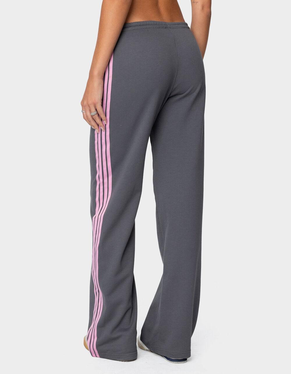 EDIKTED Averie Contrast Striped Sweatpants Product Image