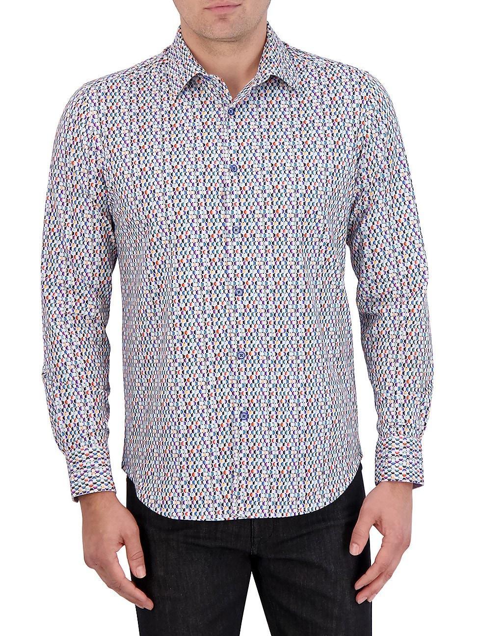 Mens Flamenco Printed Button-Up Shirt Product Image