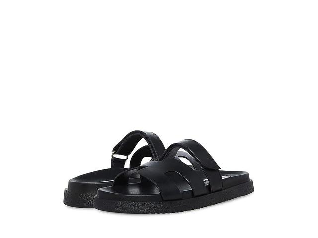 Steve Madden Mayven Leather Slide Sandals Product Image