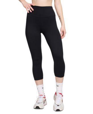 Womens Nike One High-Waisted Crop Leggings Product Image