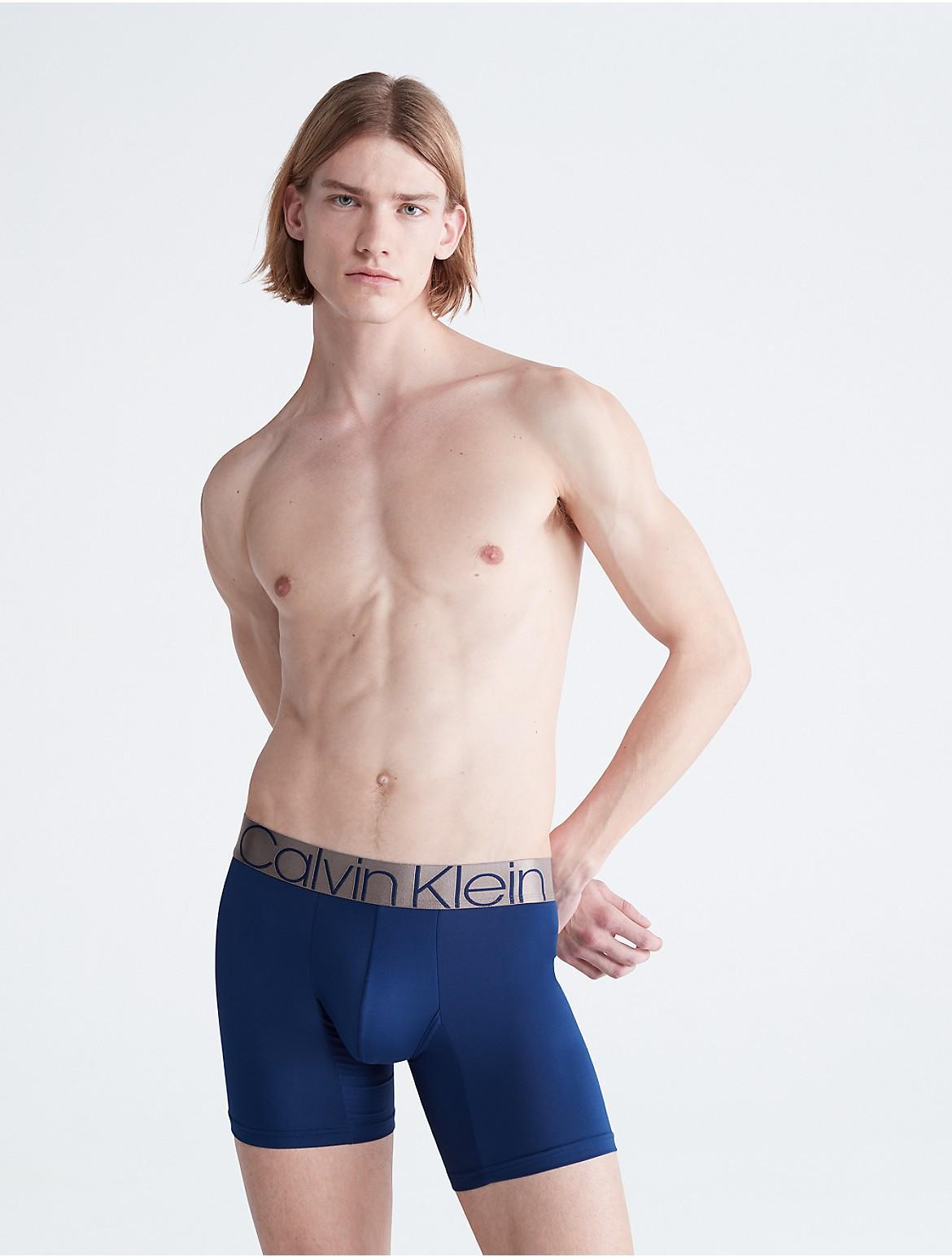 Calvin Klein Mens Icon Micro Boxer Brief - Blue - L Product Image