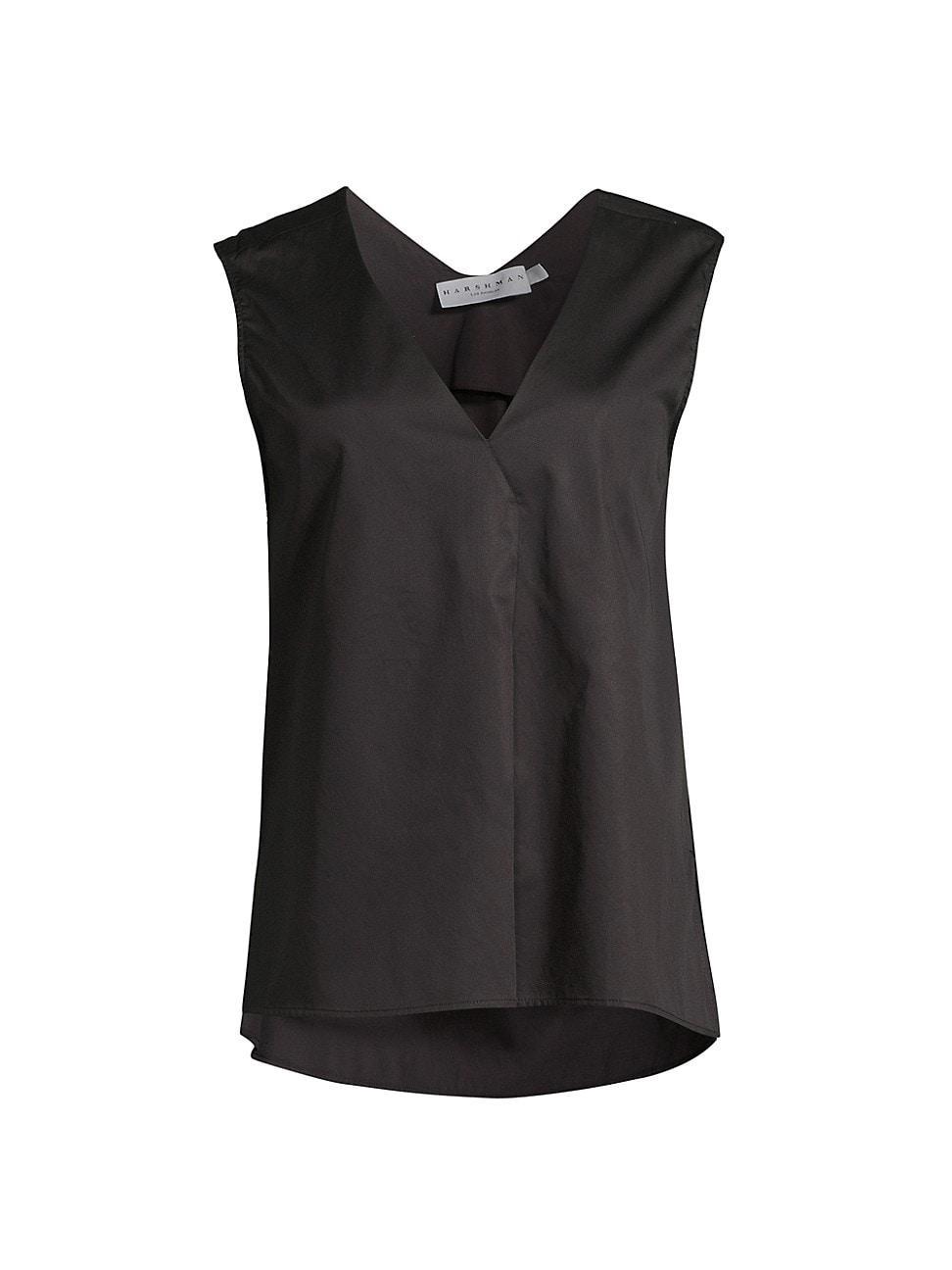 Womens Aria Cotton V-Neck Tank Product Image