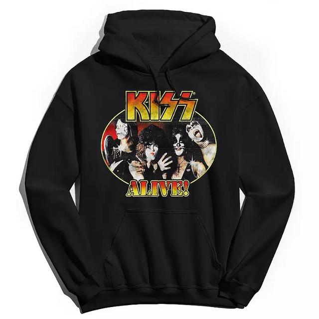 Mens Kiss Alive Vintage Hoodie Product Image