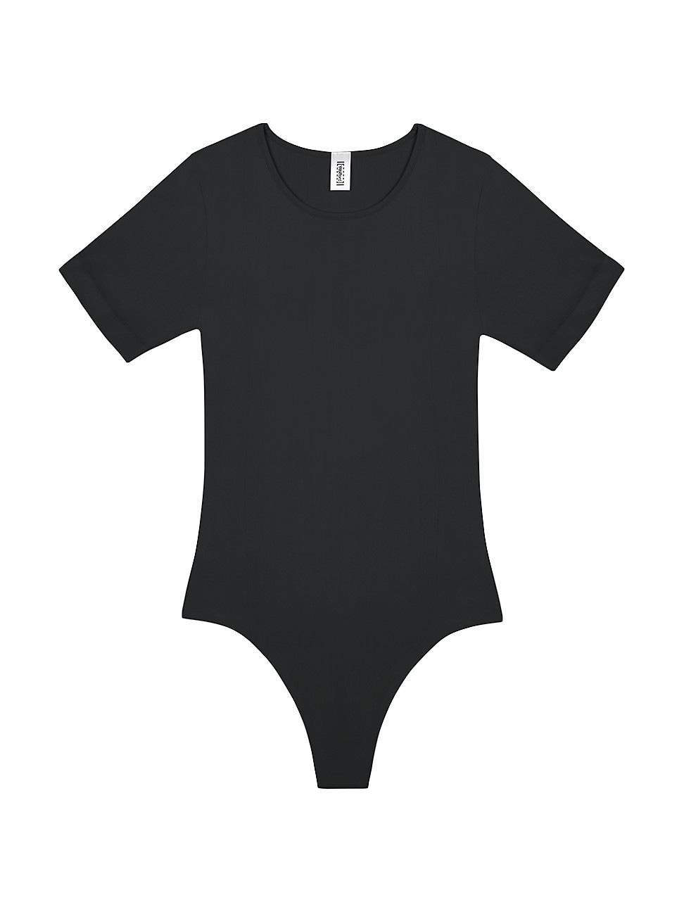 Womens Seamless Crewneck Short-Sleeve Bodysuit Product Image