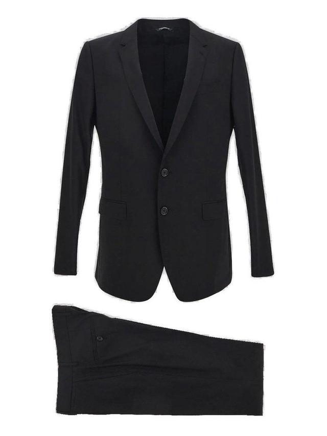 Single Breasted Tailored Suit In Black Product Image