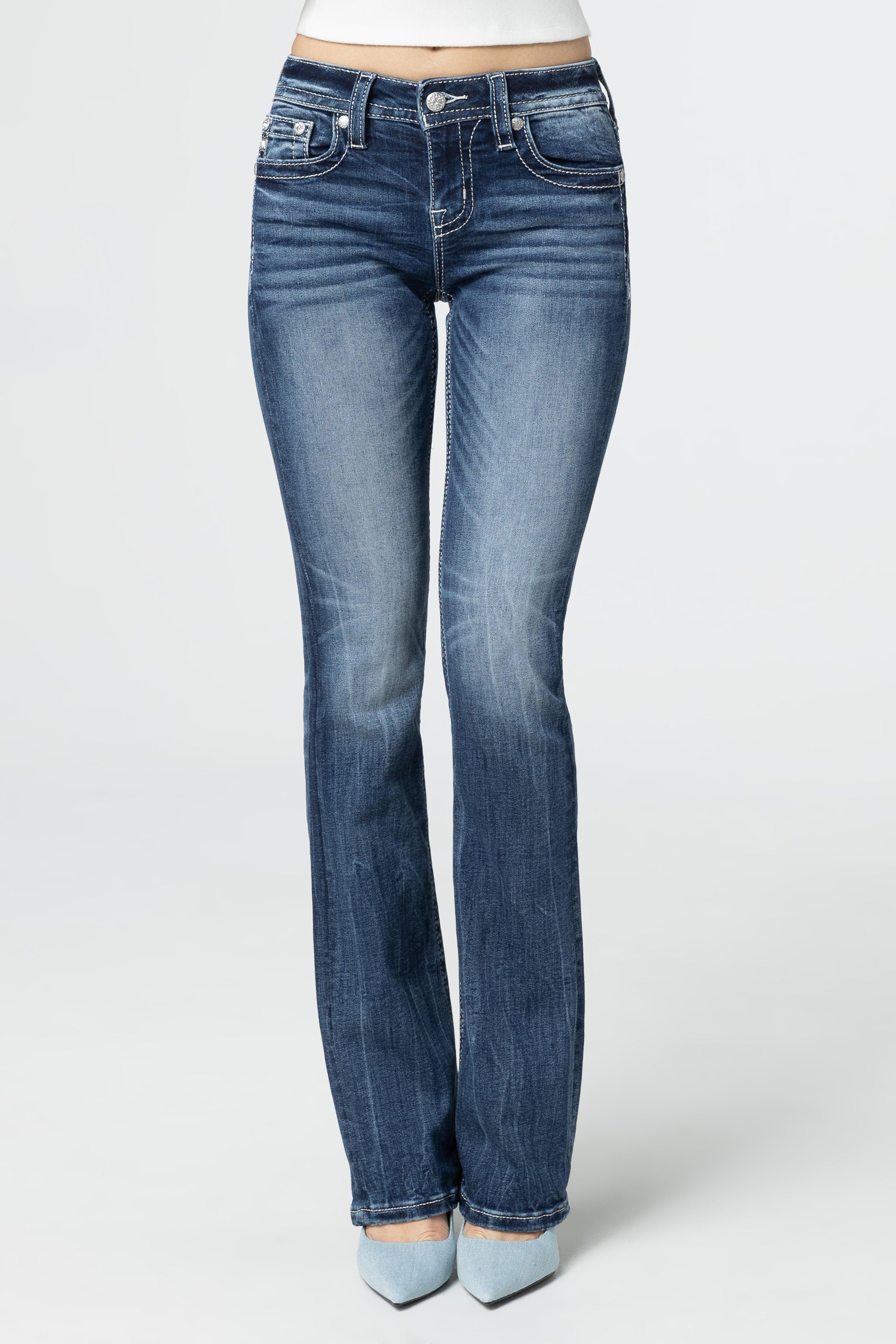 Stars & Stripes Border Bootcut Jeans Product Image