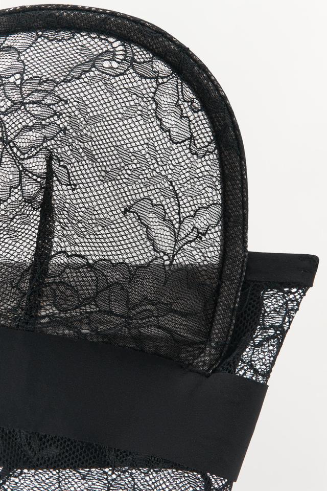 LACE V-NECK BODYSUIT Product Image