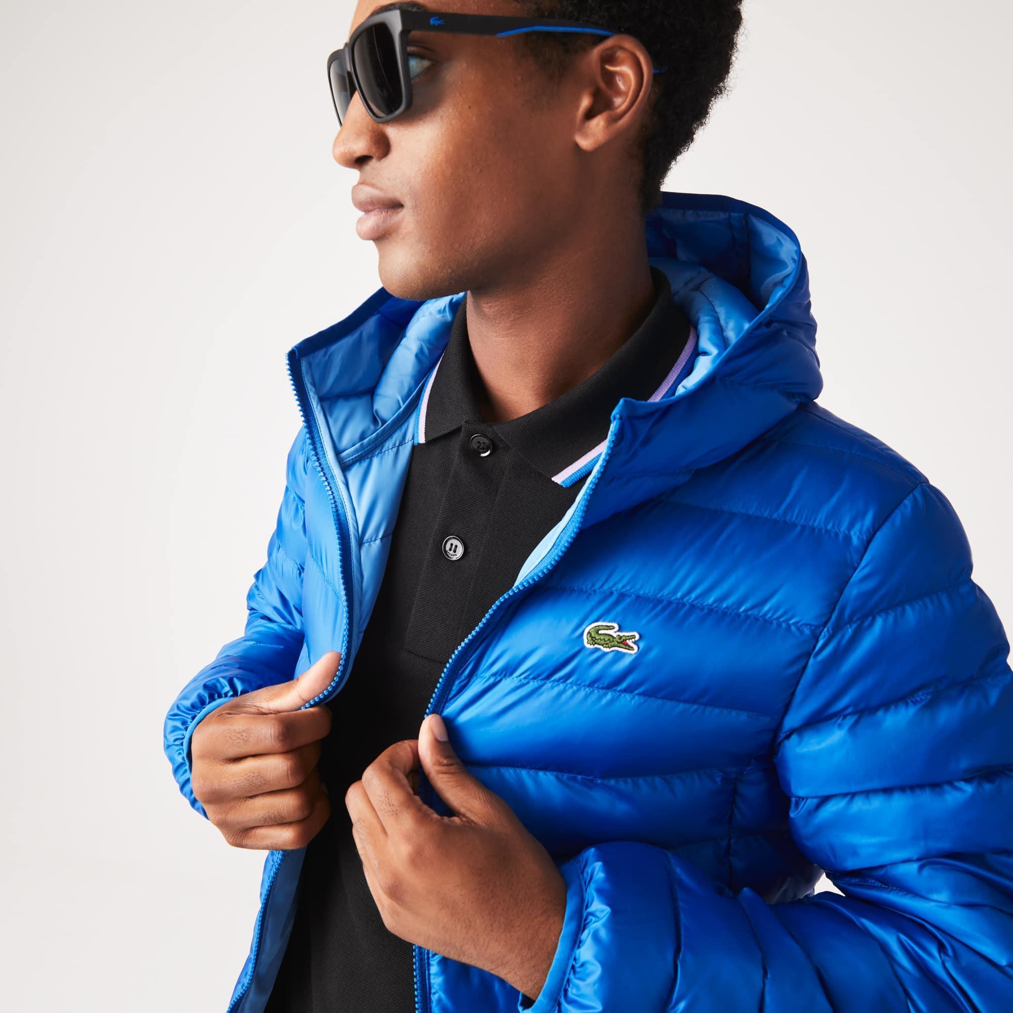 Men's Quilted Hooded Puffer Jacket Product Image