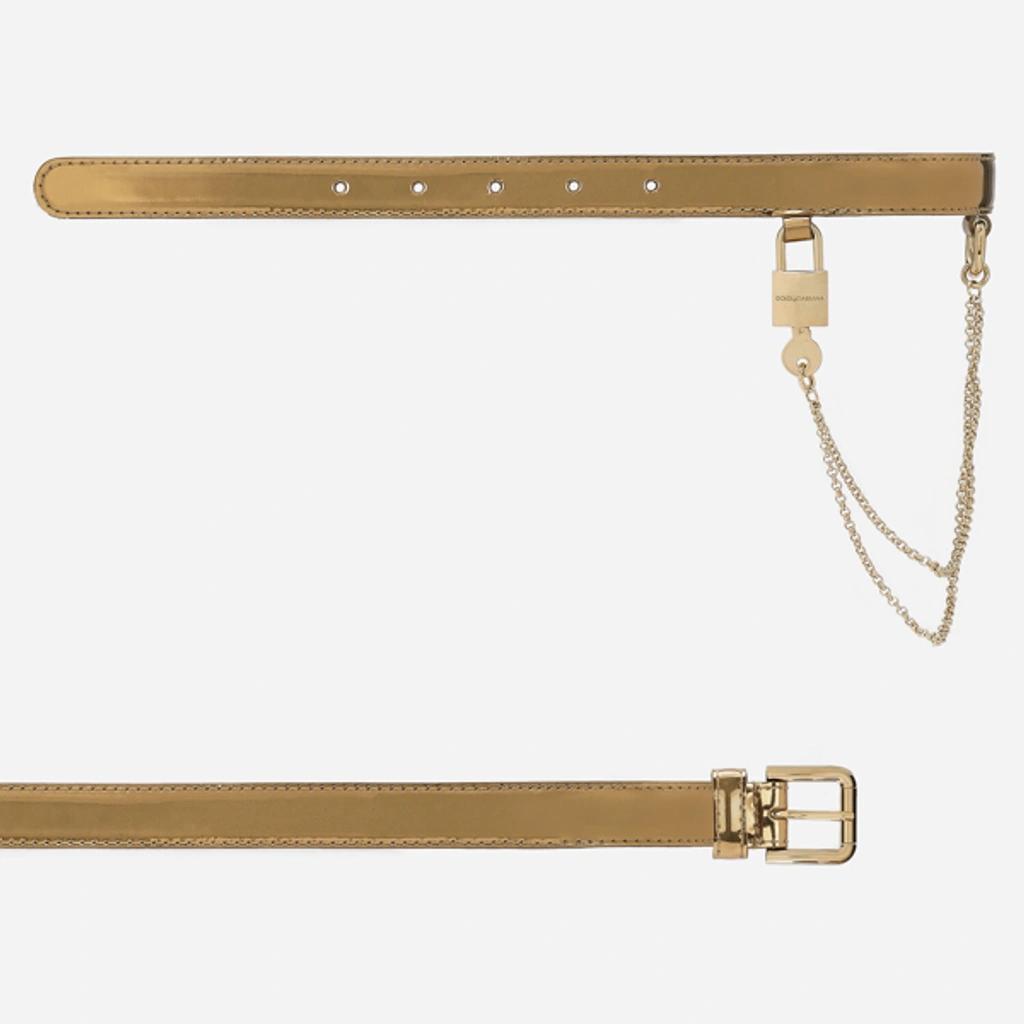 Belt With Chain In Gold Product Image