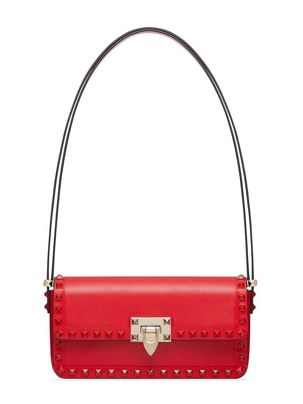 Womens Rockstud23 East-West Smooth Calfskin Shoulder Bag Product Image