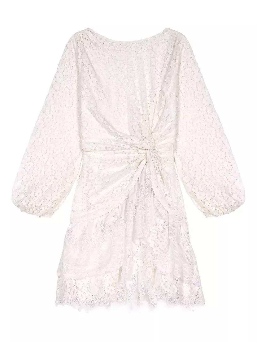 Draped Lace Dress Product Image