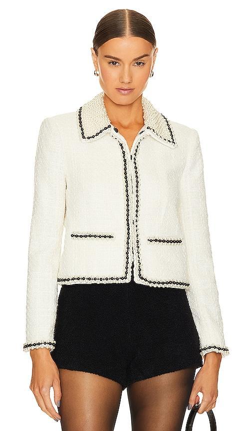 Womens Kidman Bead-Embellished Tweed Jacket Product Image