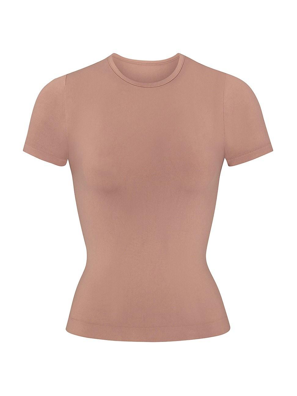 SKIMS Soft Smoothing Seamless T-Shirt Product Image