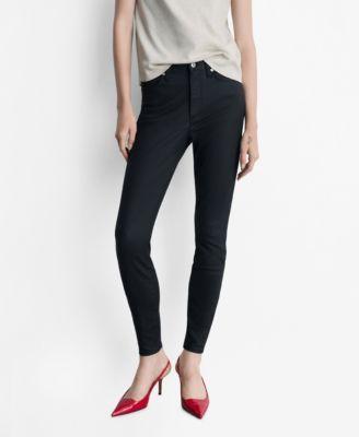 Mango Womens High Rise Anne Skinny Jeans Product Image