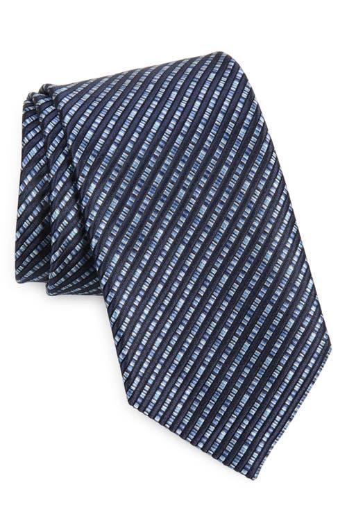 ZEGNA TIES Paglie Small Stripe Silk Tie Product Image