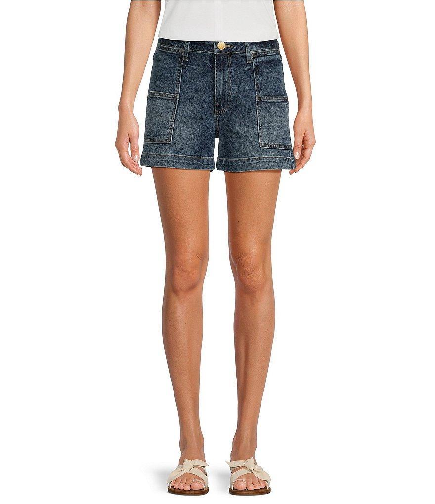 KUT from the Kloth Stretch Denim High Rise Shorts Product Image