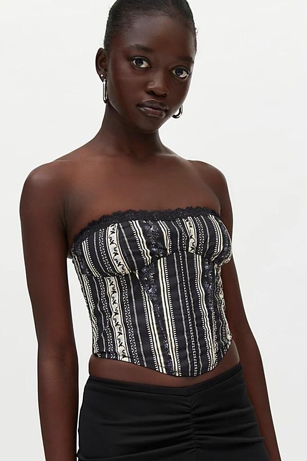 Out From Under Autumn Skies Strapless Corset Top Womens at Urban Outfitters Product Image