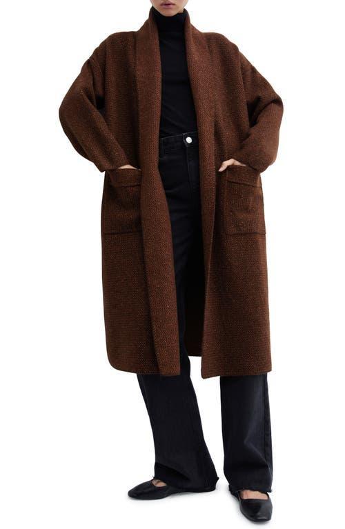 MANGO Oversize Knit Coat product image