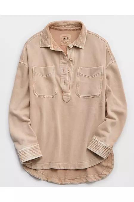 Aerie Popover Polo Sweatshirt Women's Product Image