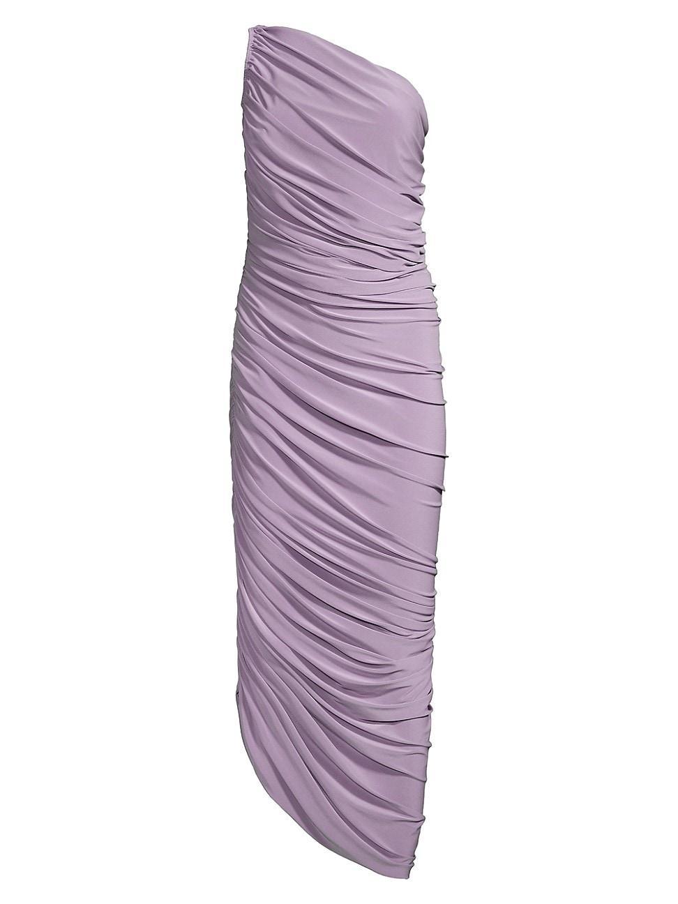 Womens Diana Ruched One-Shoulder Gown Product Image